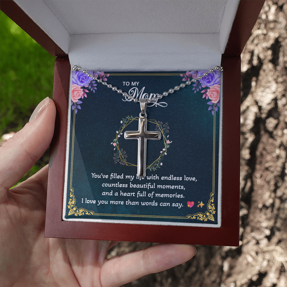 Artisan Cross Necklace | Gift for Mom
