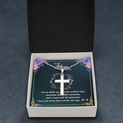 Artisan Cross Necklace | Gift for Mom