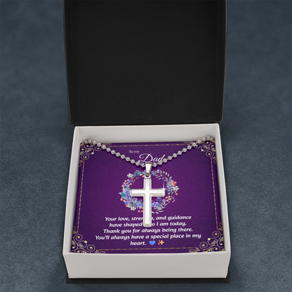 Artisan Cross Necklace | Gift for Dad