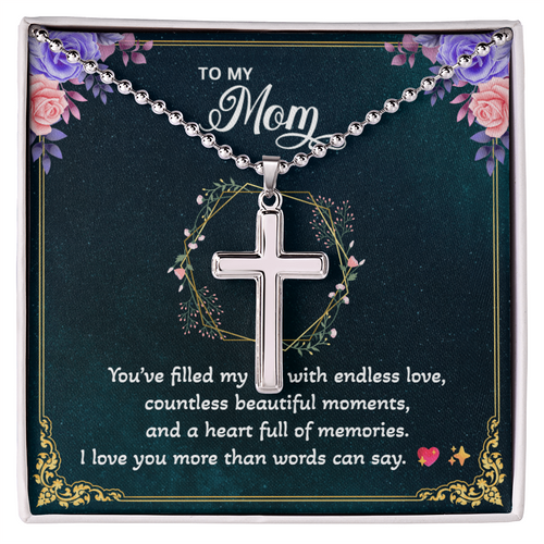 Artisan Cross Necklace | Gift for Mom