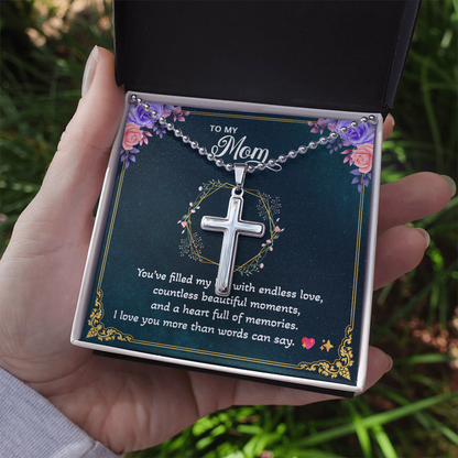 Artisan Cross Necklace | Gift for Mom