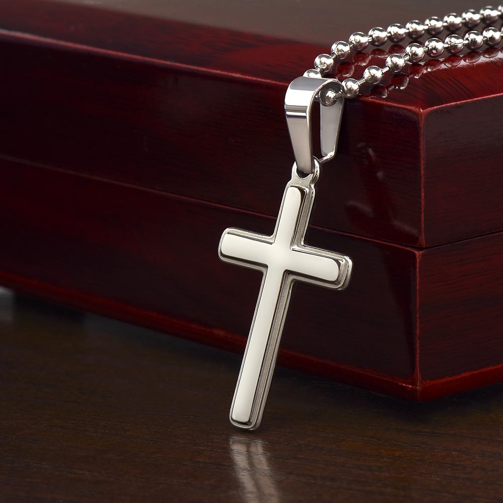 Artisan Cross Necklace | Gift for Dad