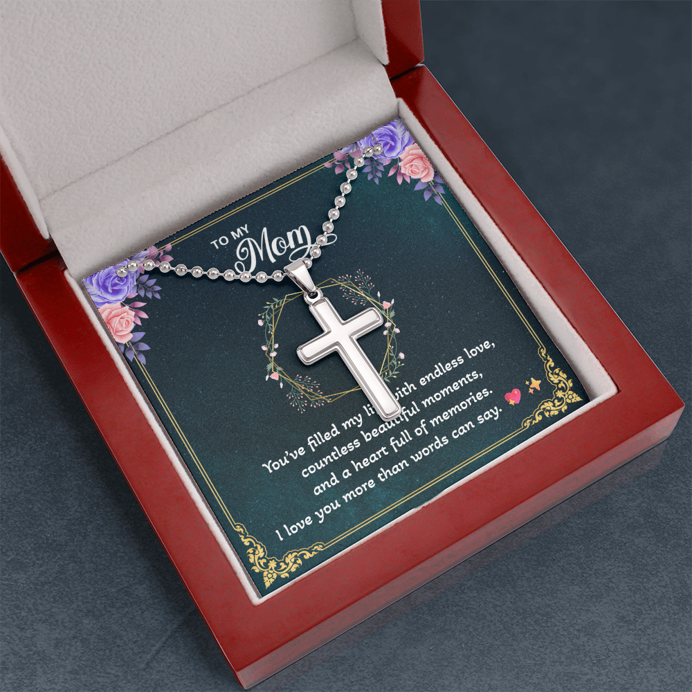 Artisan Cross Necklace | Gift for Mom