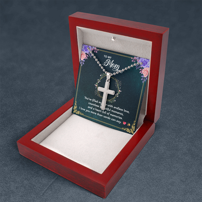 Artisan Cross Necklace | Gift for Mom