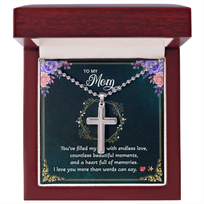 Artisan Cross Necklace | Gift for Mom