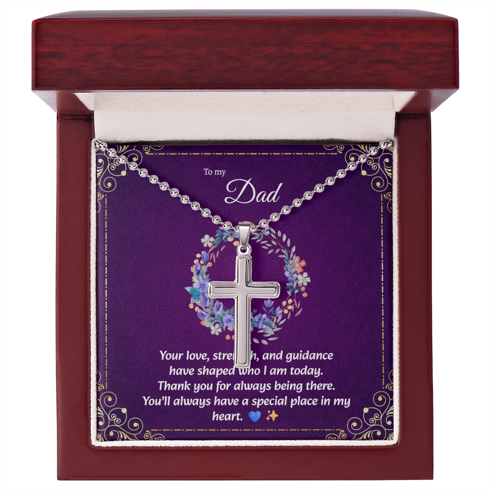 Artisan Cross Necklace | Gift for Dad