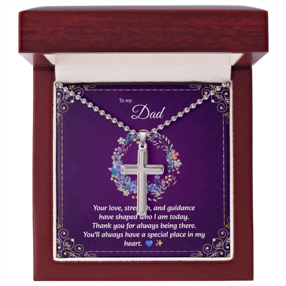 Artisan Cross Necklace | Gift for Dad