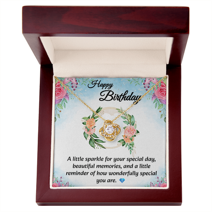 Love Knot Necklace | Birthday Gift