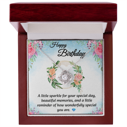 Love Knot Necklace | Birthday Gift
