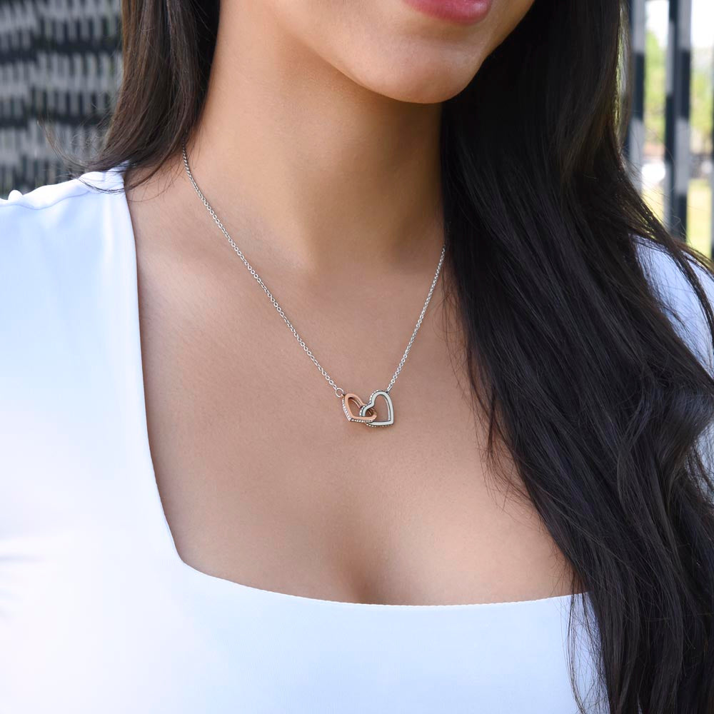 Interlocking Hearts Necklace | Anniversary Gift