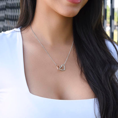 Interlocking Hearts Necklace | Anniversary Gift