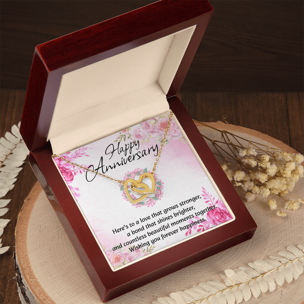 Interlocking Hearts Necklace | Anniversary Gift