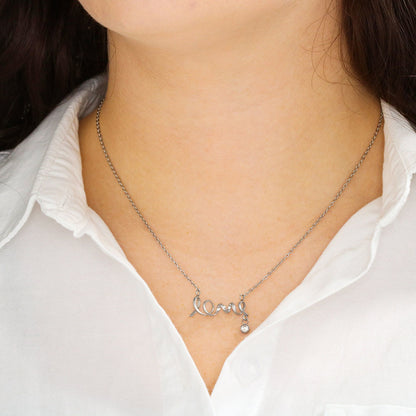 Dainty necklace gift for her 