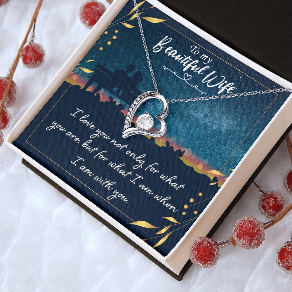 Diamond Love Necklace | Best Gift for Her