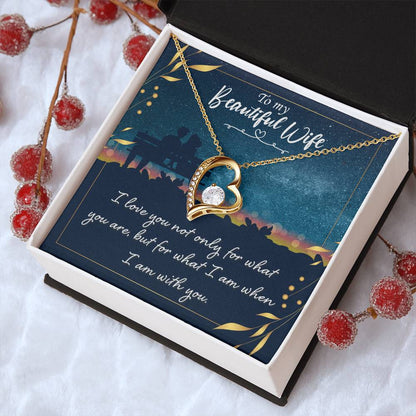 Diamond Love Necklace | Best Gift for Her