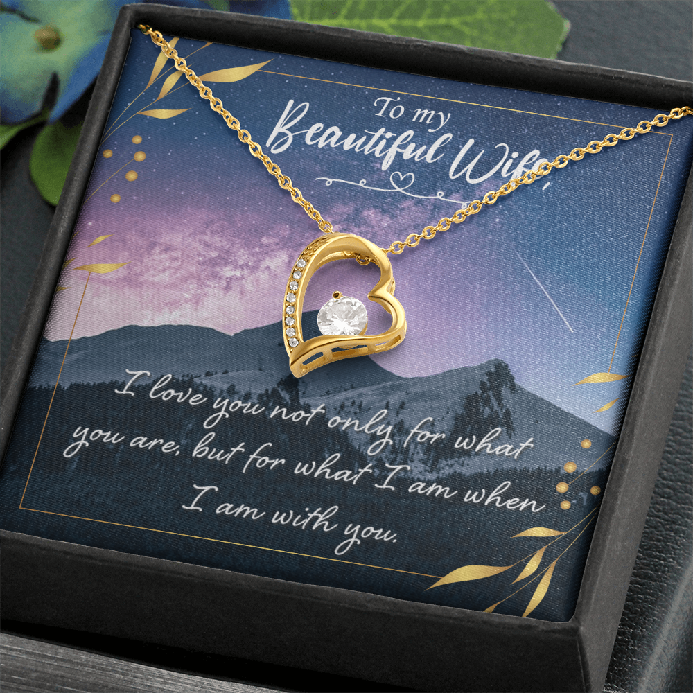 Diamond Love Necklace | Best Gift for Her