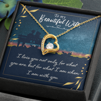Diamond Love Necklace | Best Gift for Her